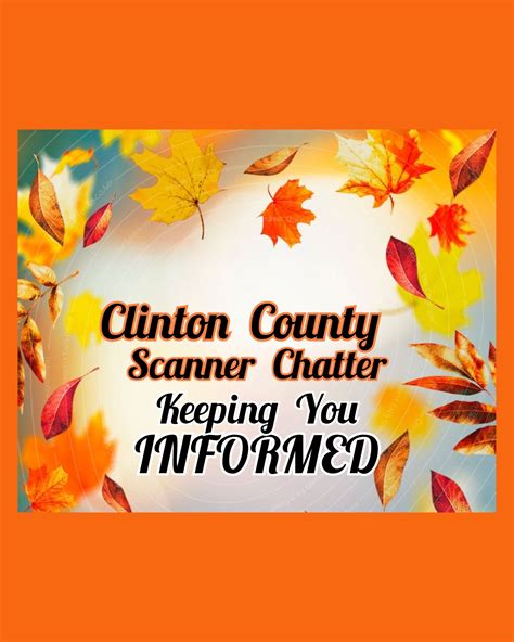 Jan 5, 2018 Clinton County Scanner Chatter ClintonScanner Clinton County Public Safety Information Clinton County, IN Joined January 2018 2 Following 34 Followers Tweets Tweets & replies Media Likes Clinton County Scanner Chatter ClintonScanner Sep 14, 2018 Personal Injury accident with entrapment in the 4000 Blk E State Rd 28 in Clinton County. . Clinton county scanner chatter